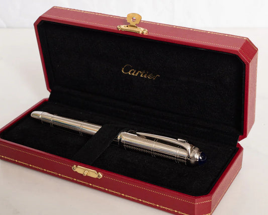 Cartier Roadster Transatlantique Rivets Decor Fountain Pen - Preowned
